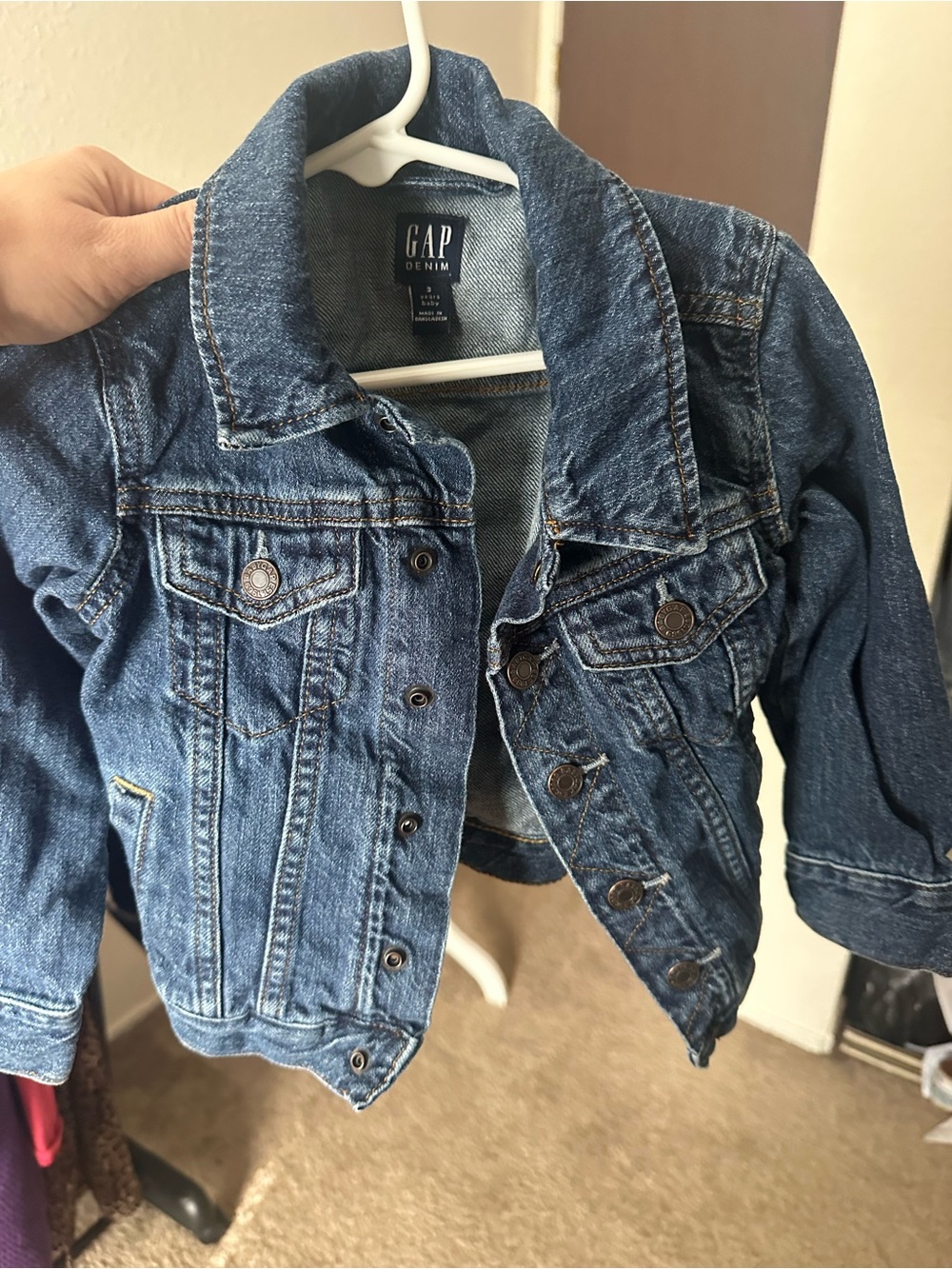 GAP Kids Dark Blue Denim Jacket